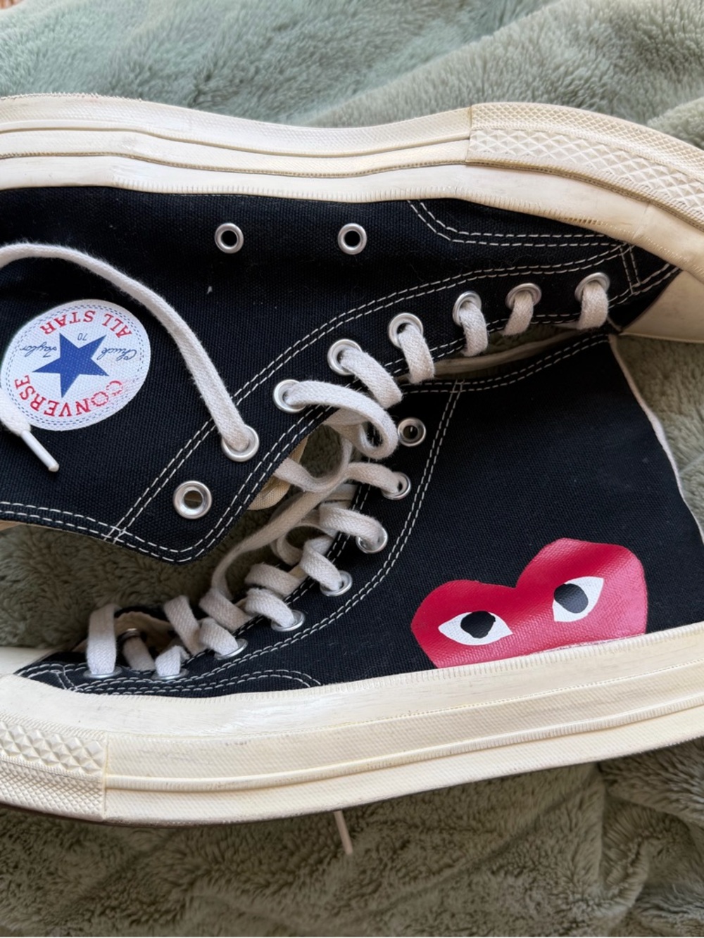 Comme des garcons Converse High-Top Sneakers - with box.